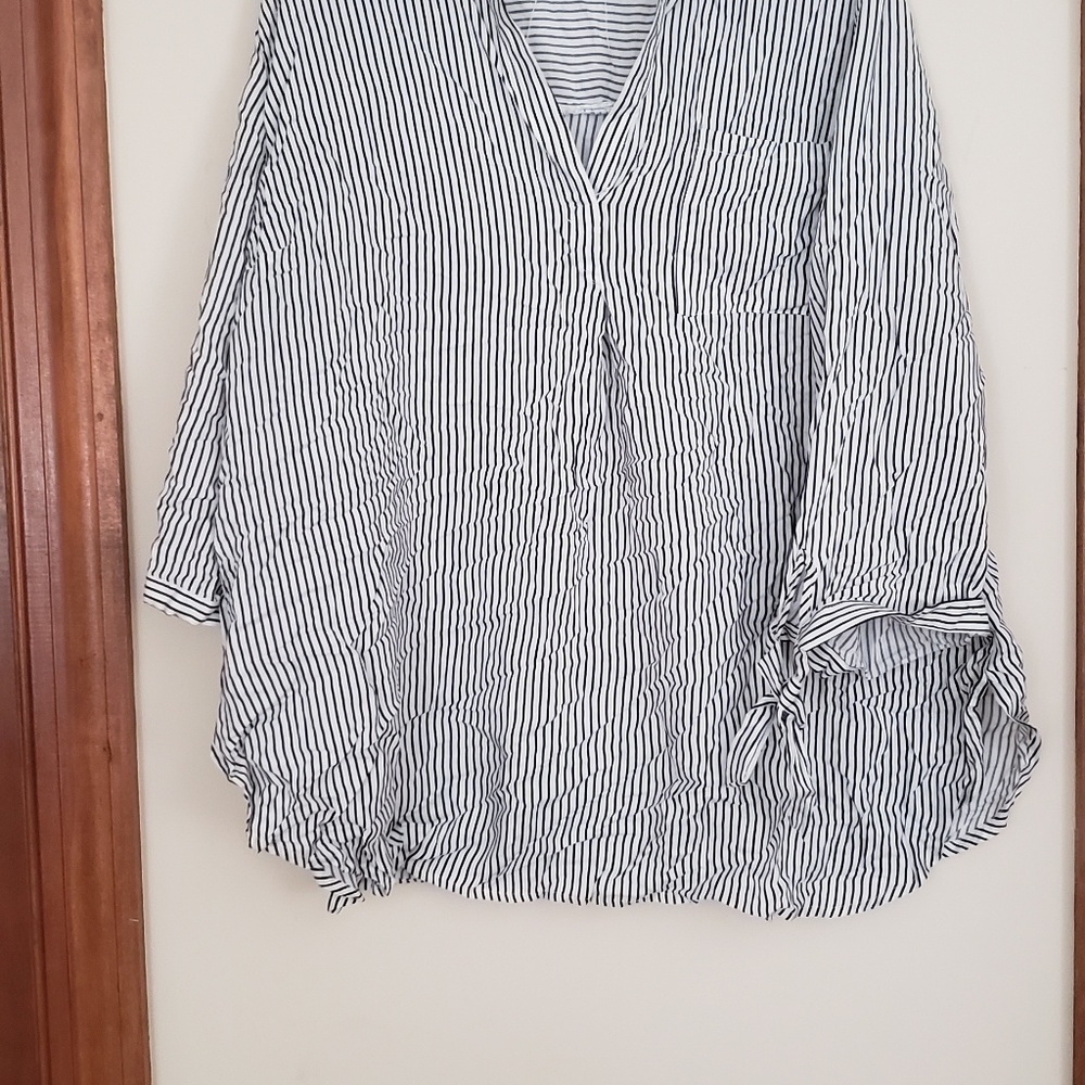 Striped dressy shirt